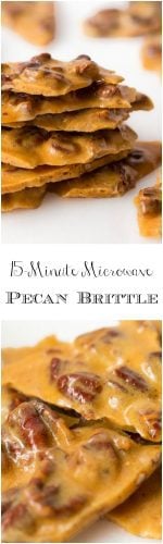 15-Minute Microwave Pecan Brittle - this stuff is crazy good, super easy and, be warned, it's also ridiculously addictive! www.thecafesucrefarine.com