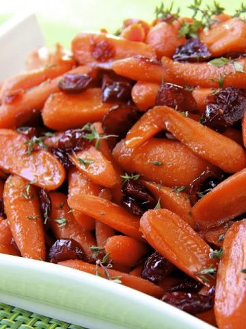 Perfect Glazed Carrots - There's not a speck of these ever left in the bowl!
