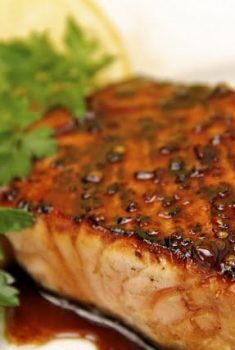 Honey, Ginger & Coriander Glazed Salmon - this salmon is sensational! It's so easy and quick to throw together but definitely company-worthy!!