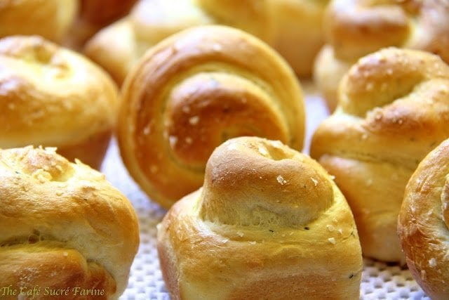 Herbed Potato Rolls - these rolls are light, yet moist and loaded with delicious, flavorful fresh herbs.
