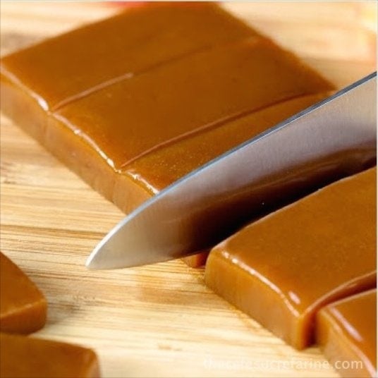 Apple Cider Caramels -These caramels are crazy delicious and are made from real apple cider. Don't expect them to last long!!