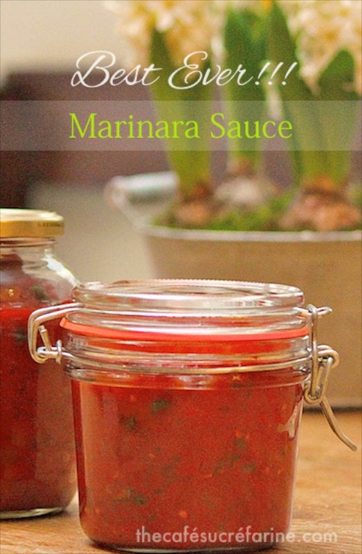 Best Ever Marinara Sauce - a tried and true, authentic marinara sauce that's super versatile and so full of flavor.