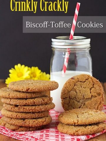 Biscoff Toffee Cookies