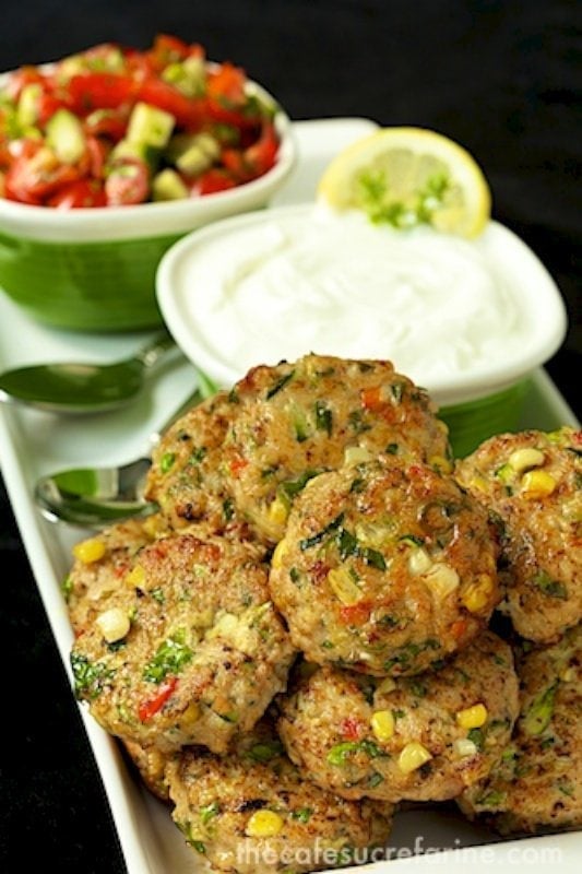 Chicken, Zucchini and Fresh Corn Burgers - move over burgers, these are fabulous and so much healthier!