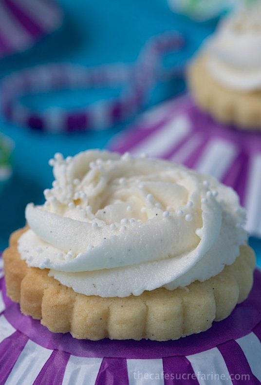 Vanilla Bean Shortbread Cookies - These cookies are simple to throw together and melt-in-your-mouth delicious - the perfect way to celebrate any special occasion. 