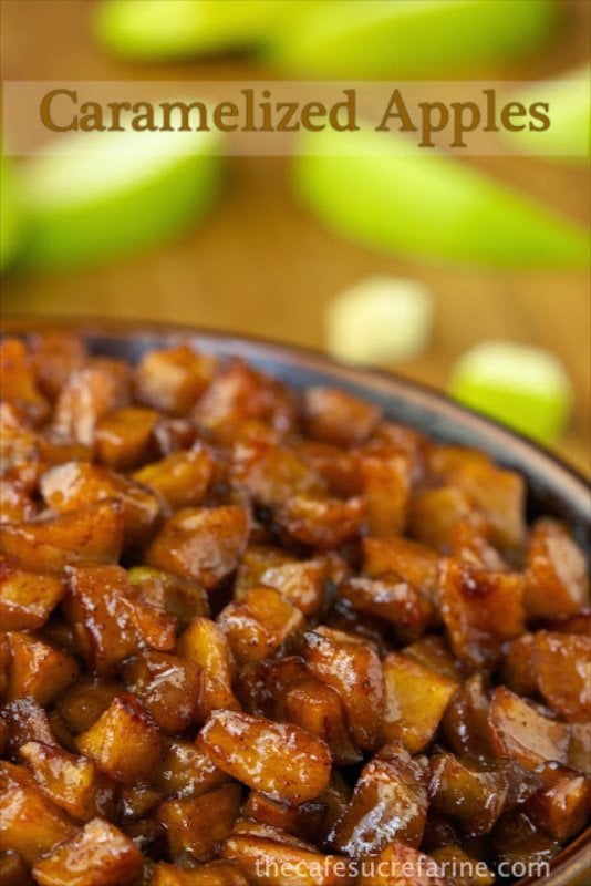 Caramelized Apples - Super easy, super delicious! Wonderful as an ice cream, pancake or waffle topping, along side roasted pork, with Greek yogurt ......