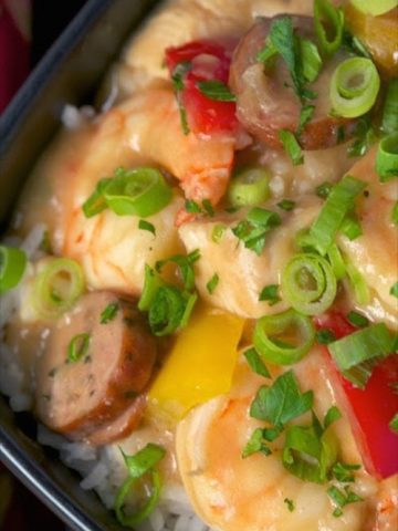 Chicken and Shrimp Gumbo - An amazingly delicious, flavorful , fun comfort food. This one's a winner and your family will love it!