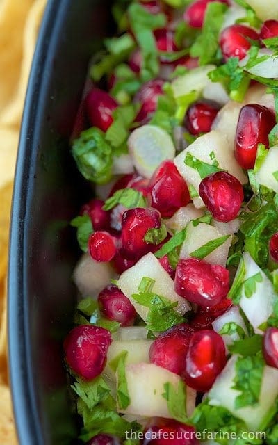 Pear and Pomegranate Salsa