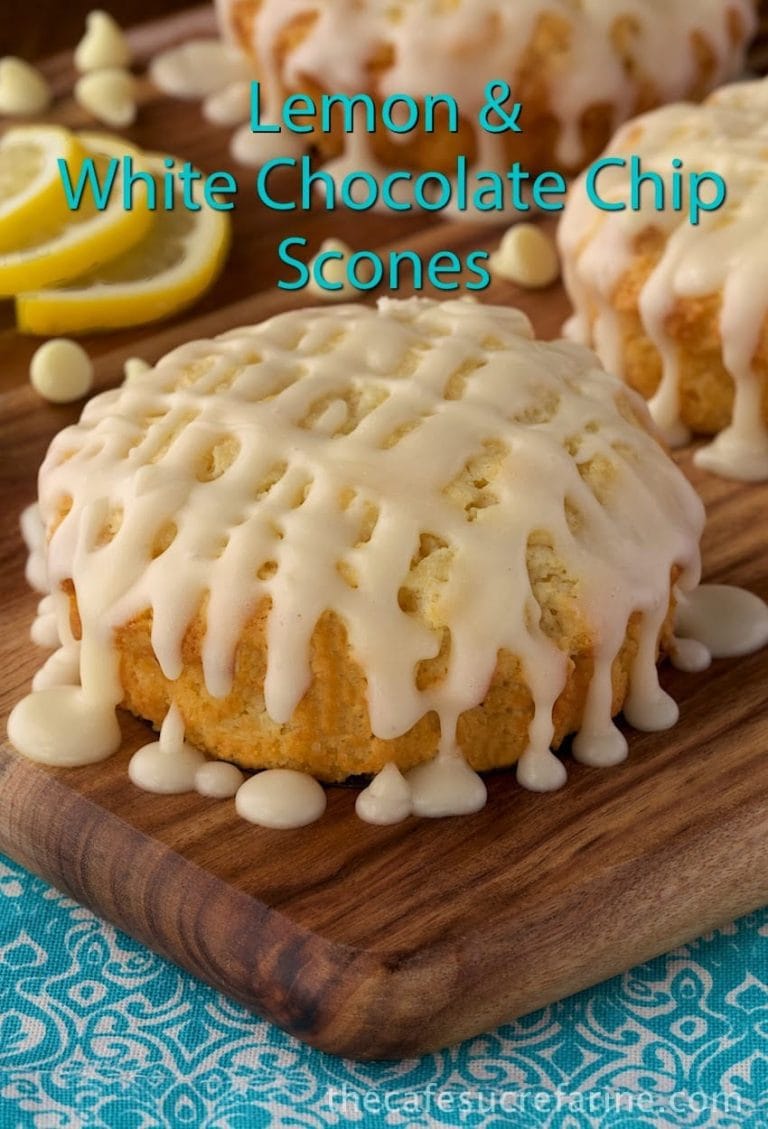 Lemon and White Chocolate Scones