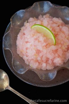 Pink Citrus Granita - Cool and refreshing, with bright citrus flavor. And so pretty!