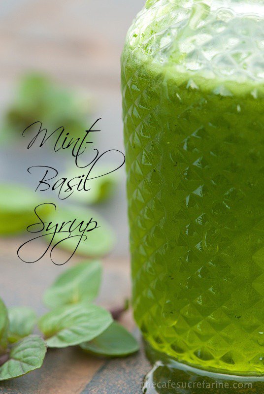 Mint-Basil Syrup - you'll find a zillion different uses for this fabulous fresh herb syrup from pancakes to fresh fruit to anything chocolate.