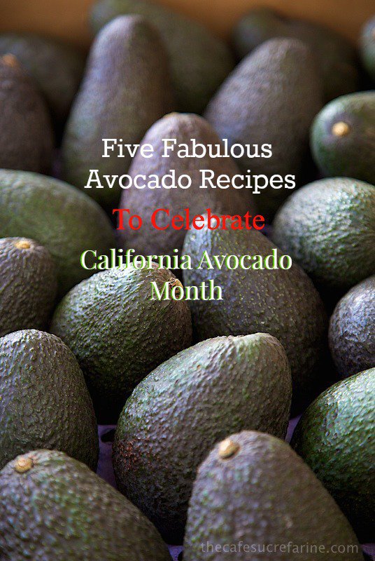 Five Fabulous Avocado Recipes To Celebrate California Avocado Month.