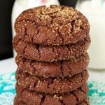 Chocolate Sugar Cookies. Crisp on the outside, chewy on the inside with lots of delicious chocolate flavor.