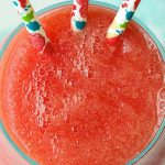 Watermelon Slushies - only three ingredients. The most refreshing drinks you'll have all summer!