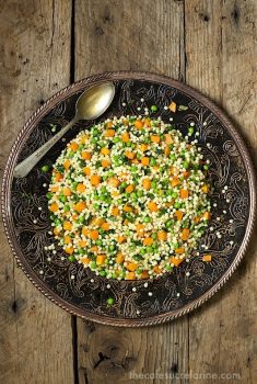 Israeli Couscous and Butternut Squash Salad - a delicious, unique combination of homey comfort food and elegant gourmet fare! Everyone loves this one!