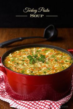 Turkey Pasta Soup - a super delicious soup and great way to use up leftover turkey or chicken.