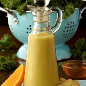 Clementine Ginger Salad Dressing - delightfully fresh and delicious with clementine zest and juice, ginger, honey and coriander as star ingredients.