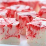 Candy Cane Fantasy Fudge - the most fun, festive and delicious fudge EVER! Oh, and it's easy too!