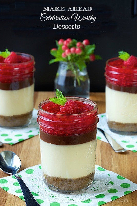 Celebration Worthy Desserts - desserts that scream special occasion from simple to more complex, all super delicious and designed to make your holidays less stressful, more fun and more focused on what really matters! 