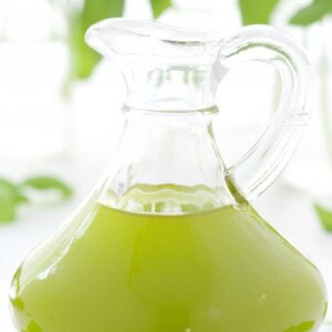 Basil Oil - I'm sure you've seen the little packs of basic at the grocery store. That and some oil is all it takes for make this fabulous condiment., that's perfect for a dipping sauce or a drizzle for steak, fish, poultry and a zillion other things.