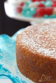 French Grandmother's Lemon Yogurt Cake - a fabulous cake with a really fun history. It's moist and super delicious and it can be thrown together in minutes!