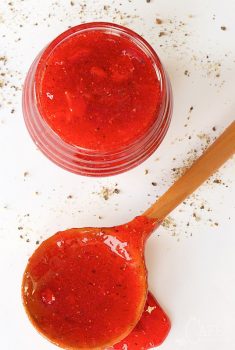Strawberry Balsamic Black Pepper Jam - oh my, this stuff is amazing! It's sweet, spicy and super delicious!