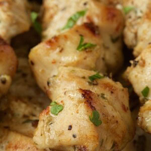 Lemon, Rosemary and Garlic Chicken Skewers