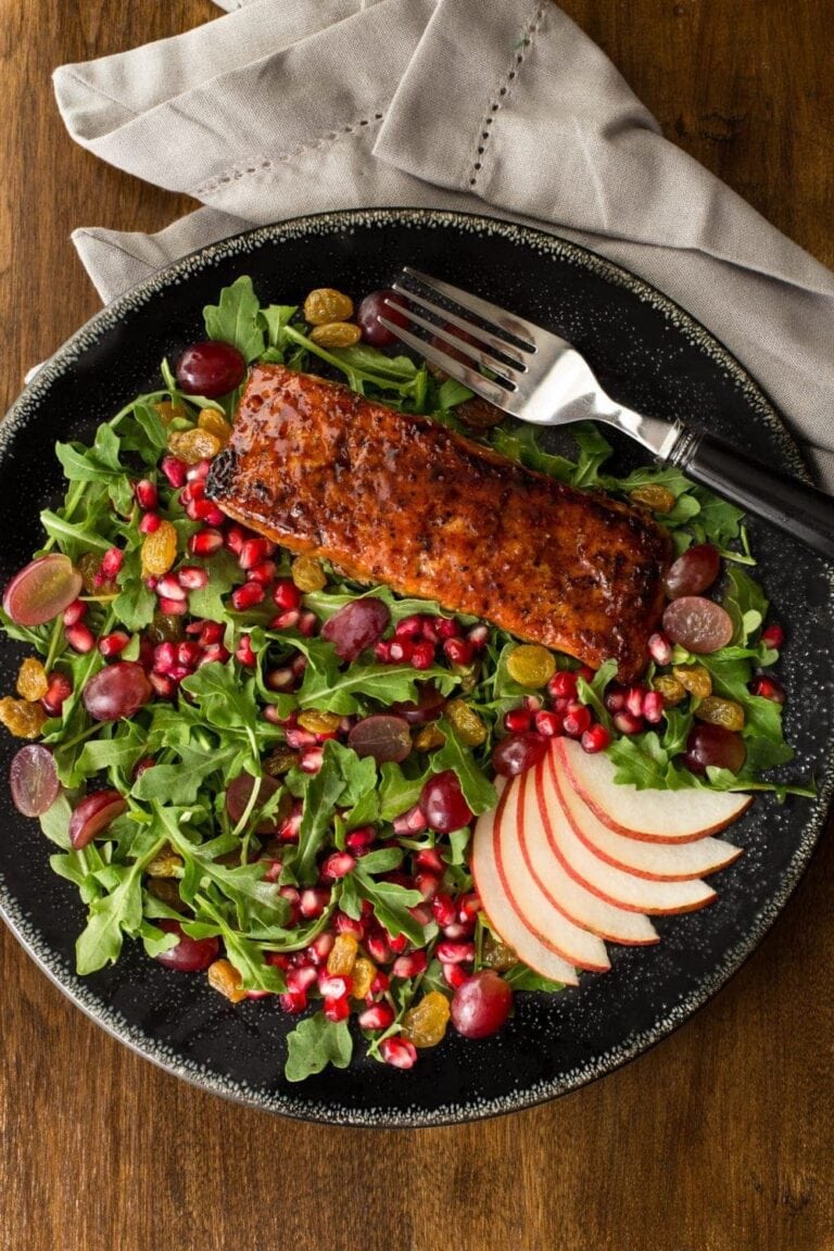 Asian Glazed Salmon Salad