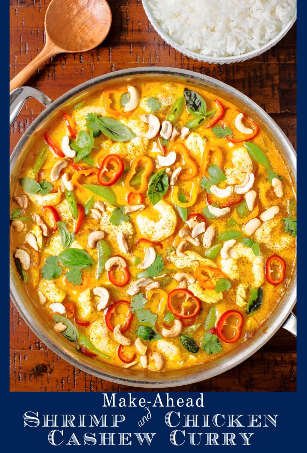 Make-Ahead Shrimp and Chicken Cashew Curry
