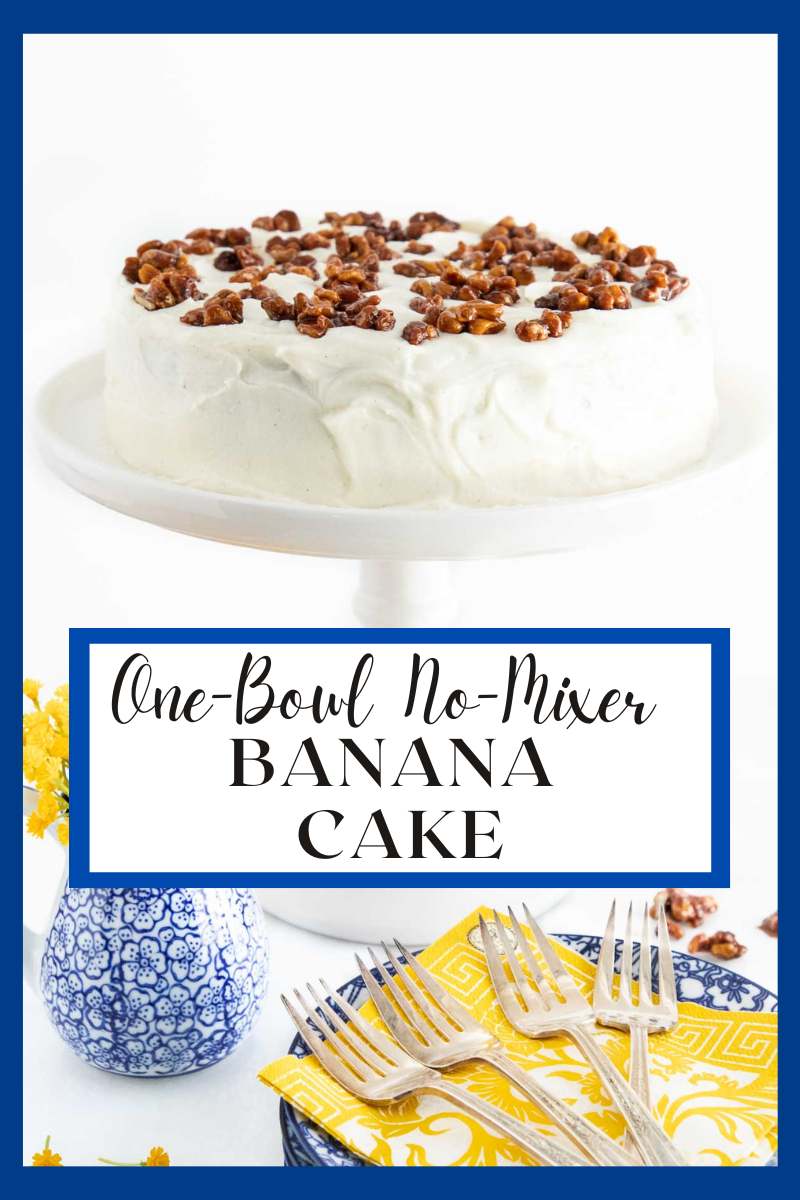 One-Bowl No-Mixer Banana Cake