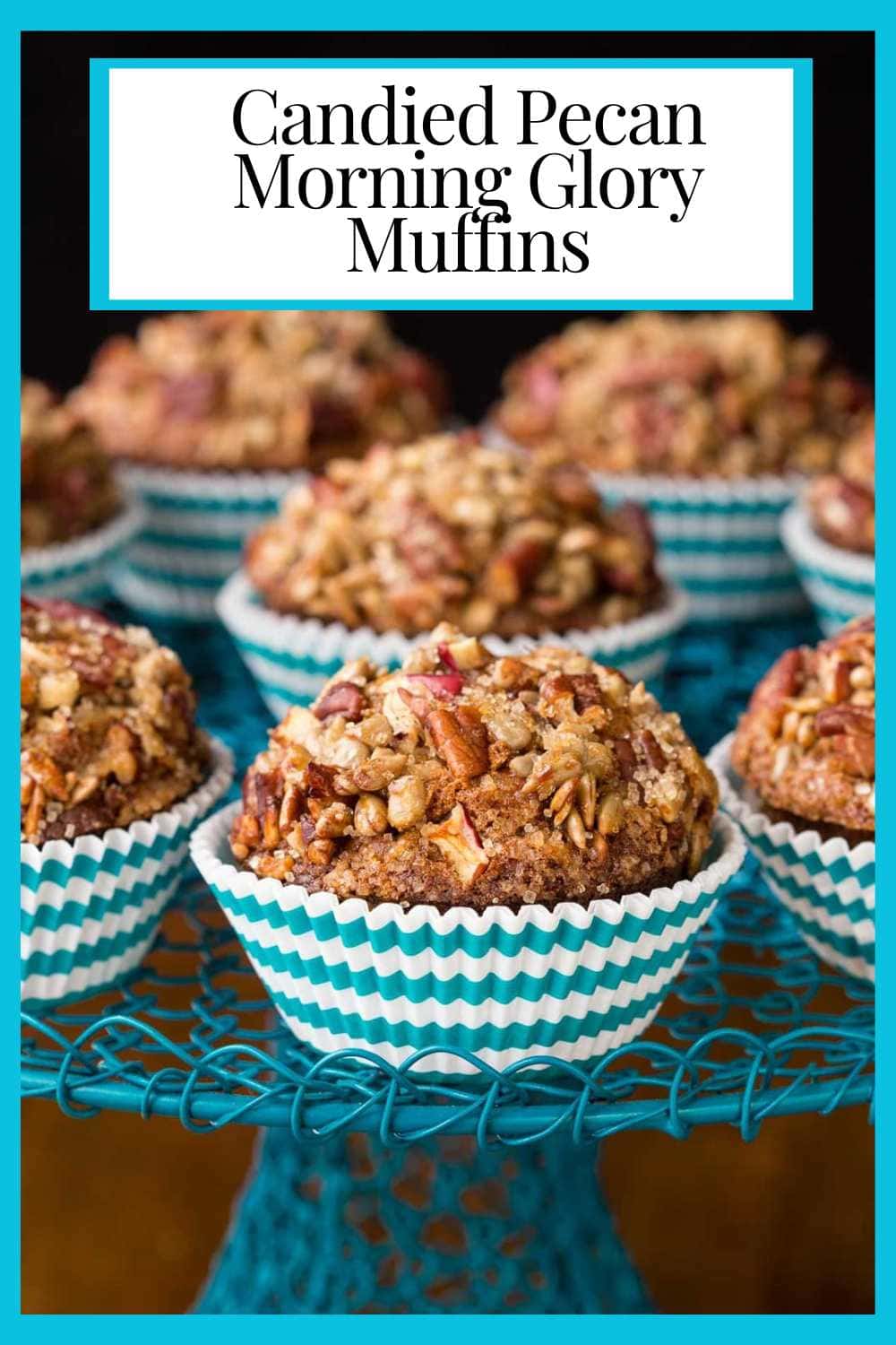 Candied Pecan Morning Glory Muffins
