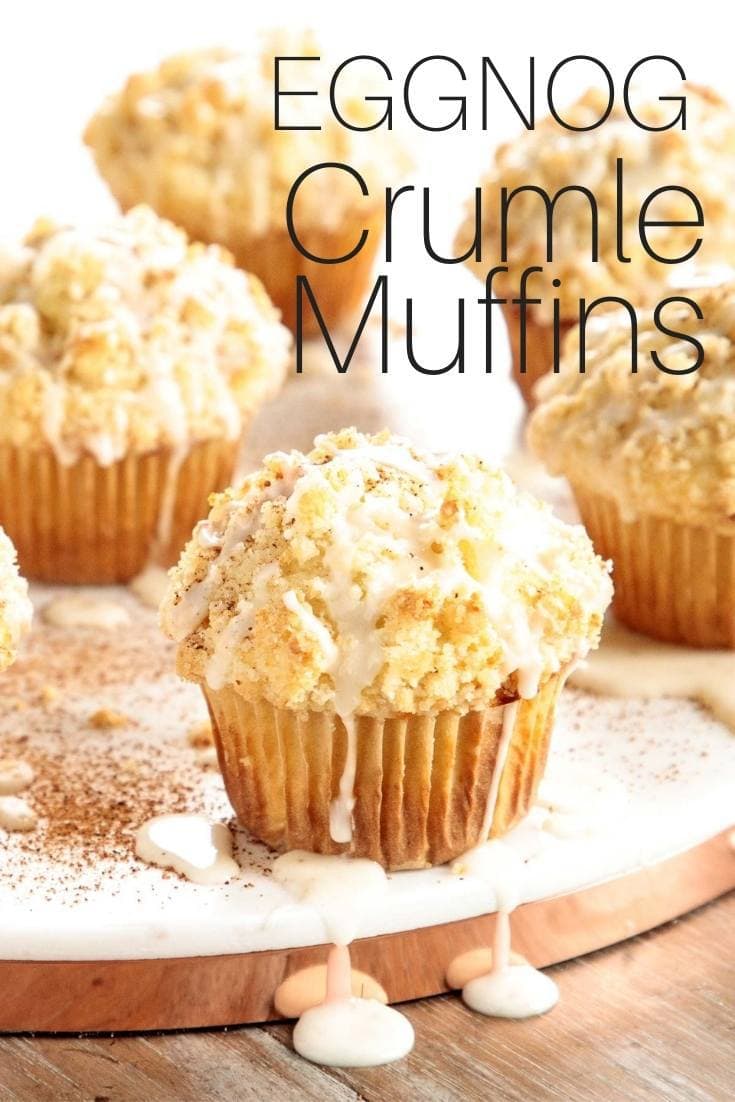 Eggnog Crumble Muffins (with gluten-free option)