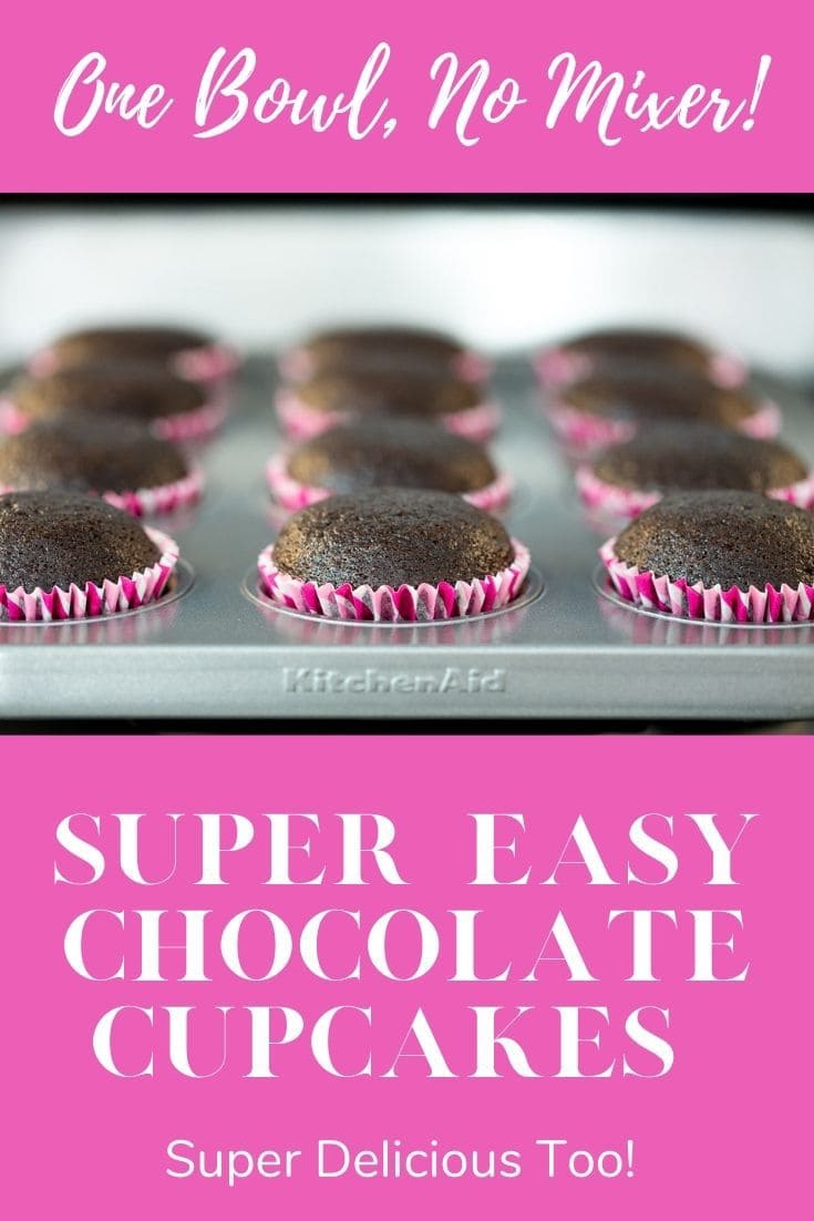 The BEST, Easiest Chocolate Cupcakes... EVER!
