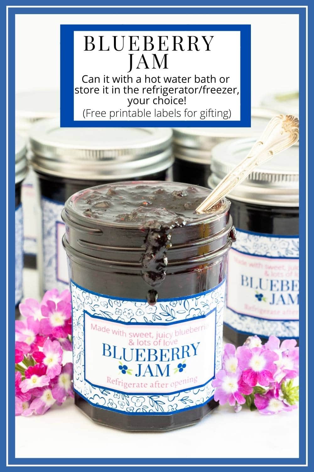 Capture Summer with this Easy 30-Minute Blueberry Jam (no canning skills needed!)