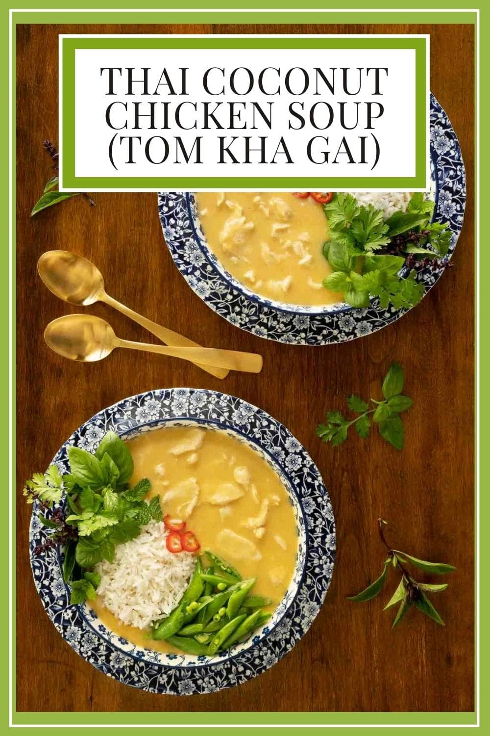 Thai Coconut Chicken Soup (Tom Kha Gai) - You\'ll want to make this one on repeat!