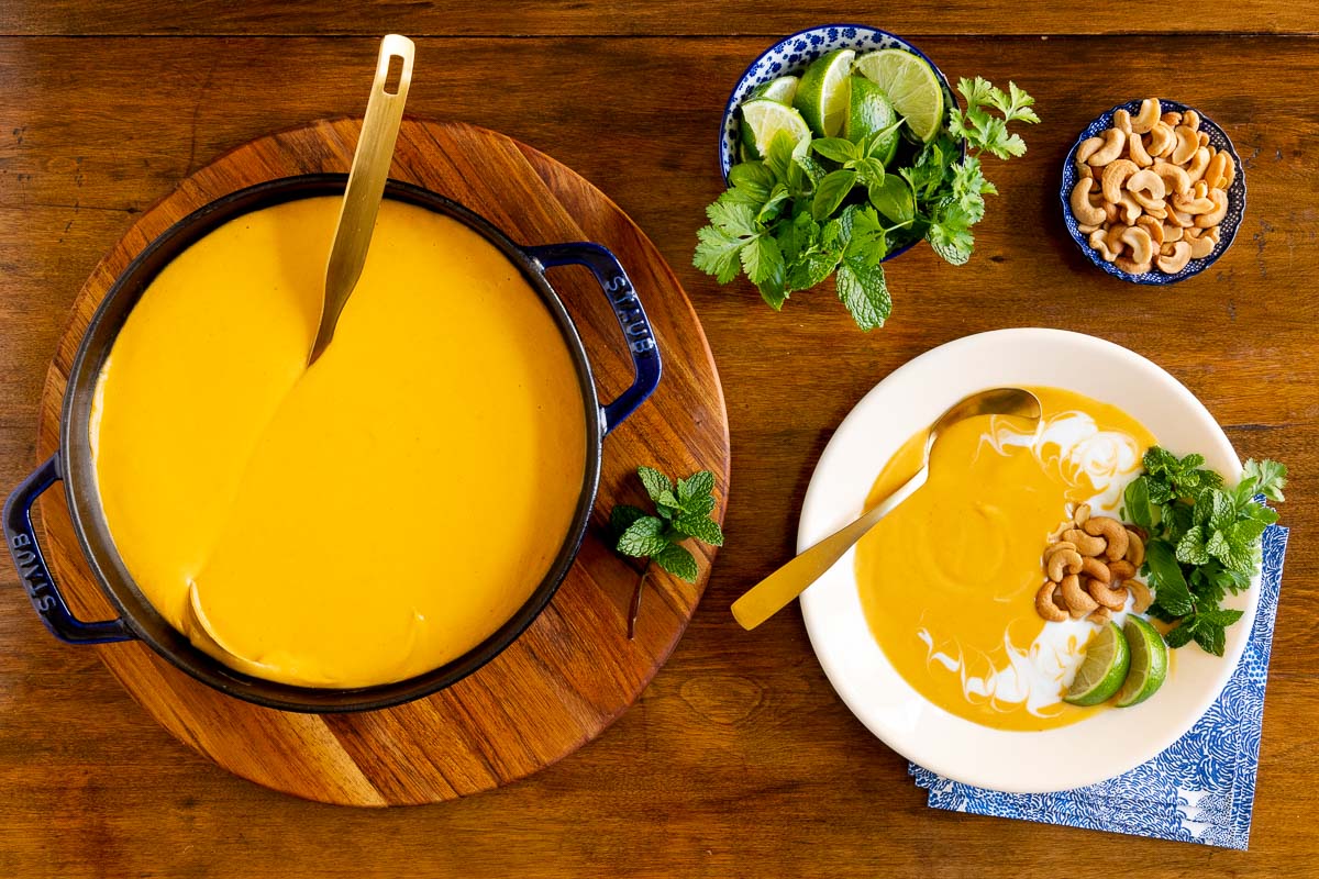 Roasted Coconut Butternut Squash Soup