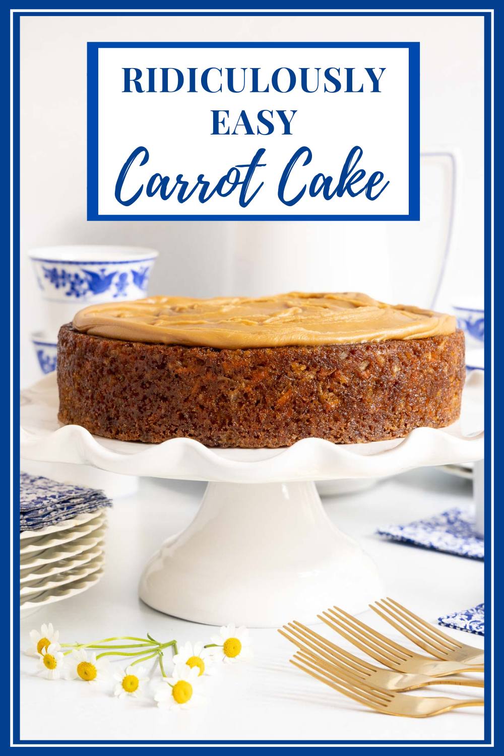 Ridiculously Easy Carrot Cake Recipe - Enjoy One, Give One Away!