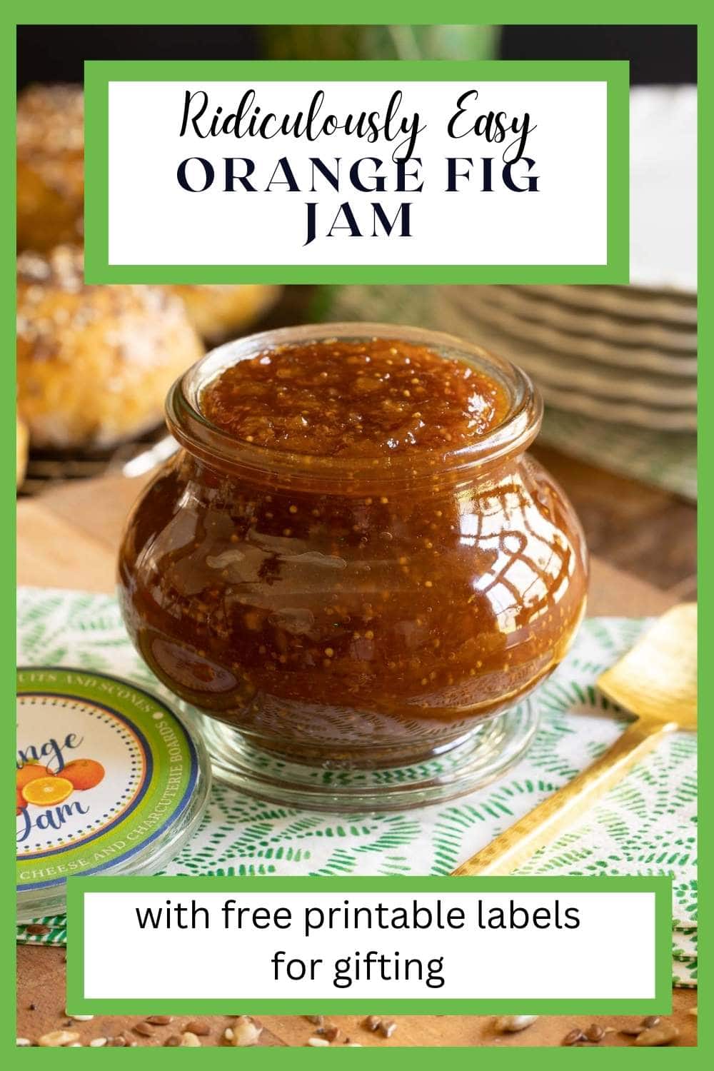Ridiculously Easy Orange Fig Jam (made with dried figs)