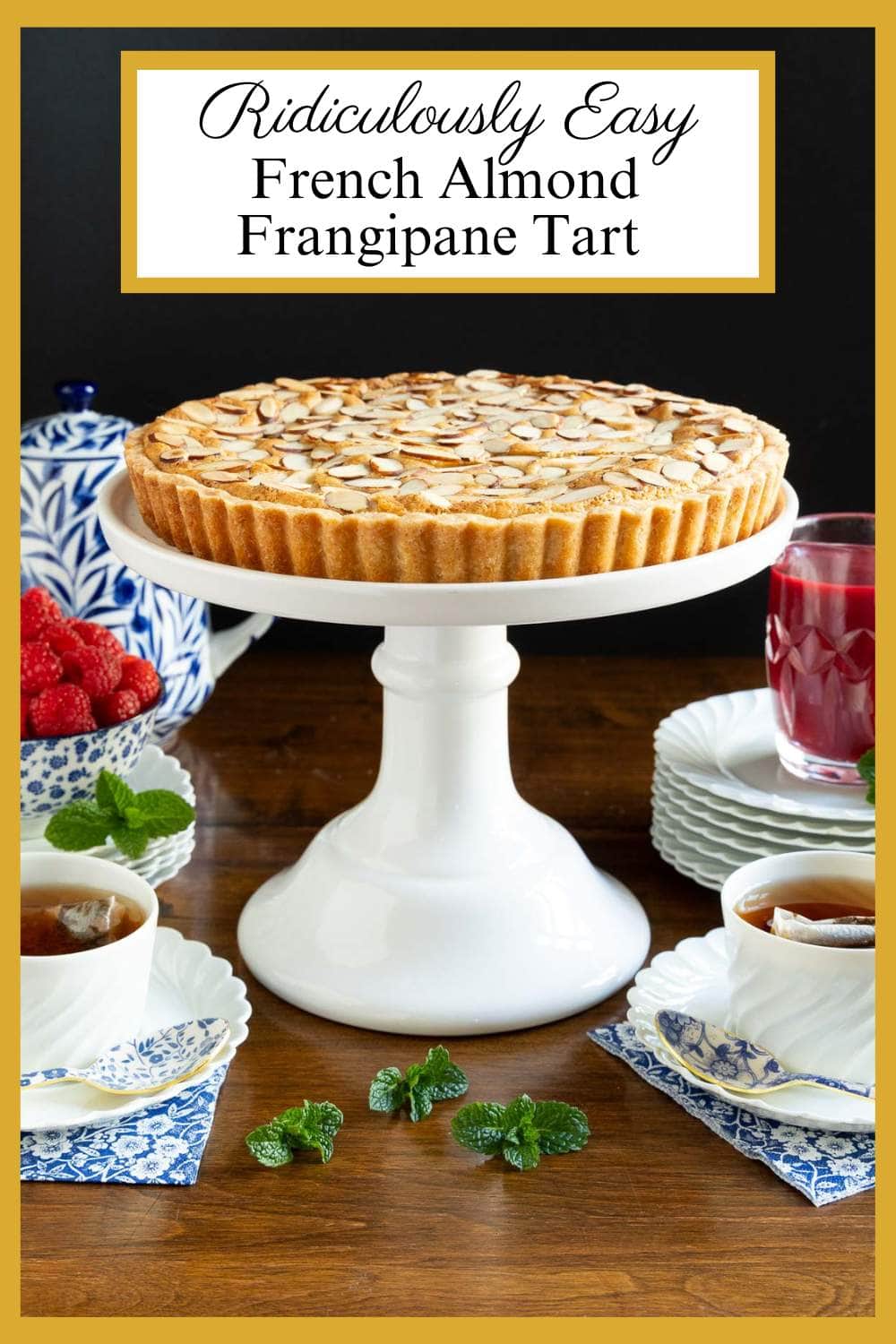 Ridiculously Easy French Almond Frangipane Tart (Tarte Frangipane aux Amandes)