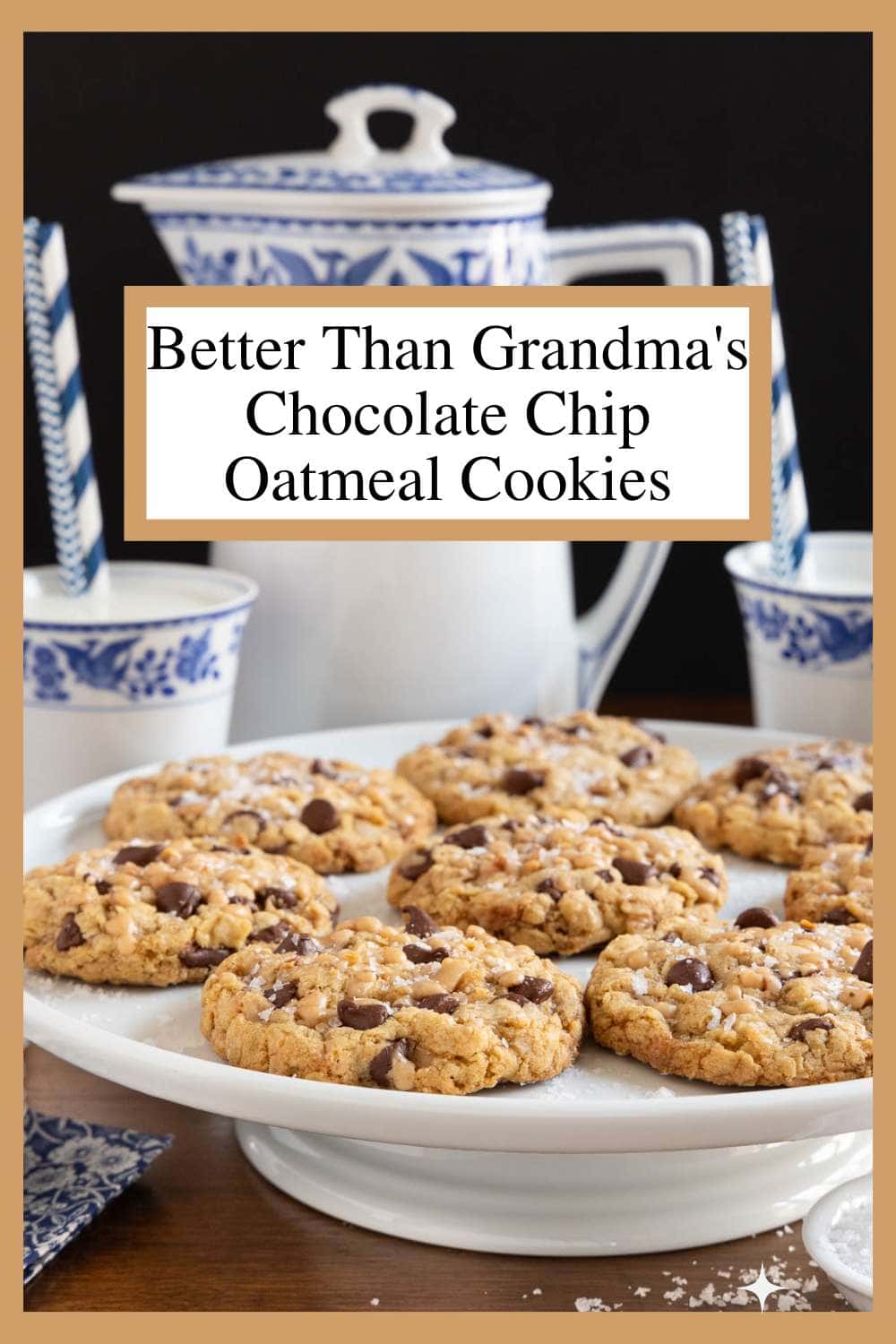 Better Than Grandma\'s Chocolate Chip Oatmeal Cookies