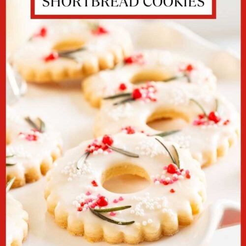 Berries on the Wreath Shortbread Cookies (with a super simple ...