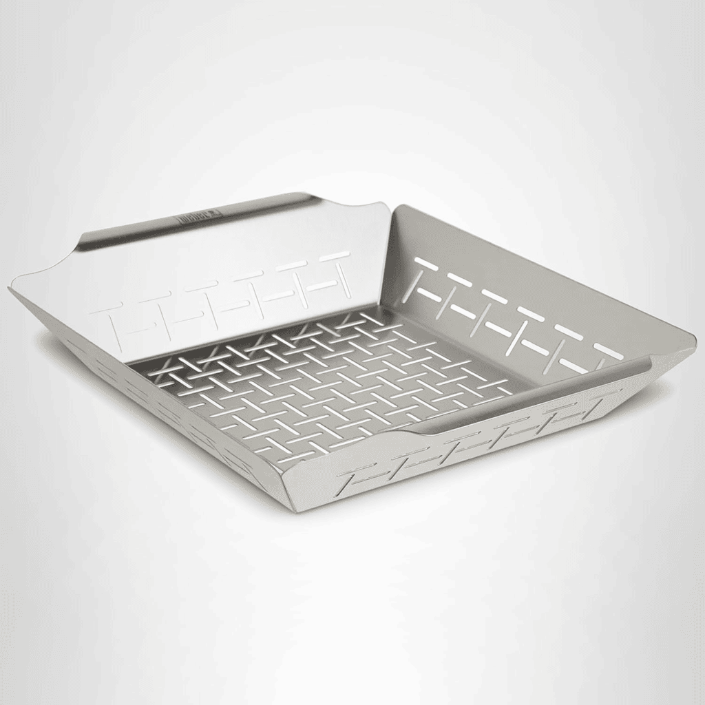 stainless steel vegetable grilling basket