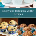 Collage of easy muffins