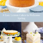 Collage of Lemon Cakes