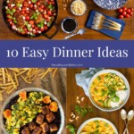 Collage of dinner recipes
