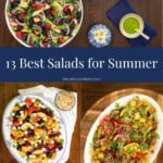 Collage of Summer Salads