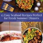 Collage of Seafood recipes