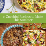 Collage of Zucchini Recipes