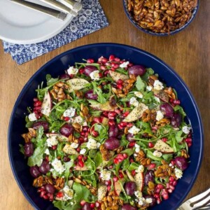 Arugula Roasted Grape Salad-14