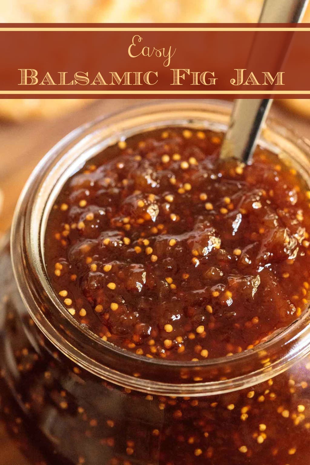 Easy Balsamic Fig Jam (from dried figs)
